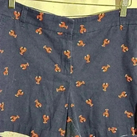 J. Crew 5" classic chino shorts With Lobster Detail In Navy Size 12 - Picture 5 of 11
